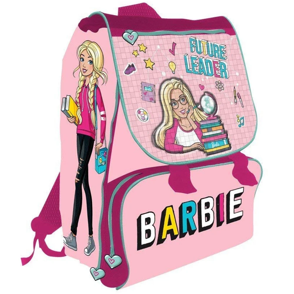 ZAINO SCUOLA ESTENSIBILE BARBIE BAMBINE RAGAZZE SCUOLA ELEMENTARE PREMIUM 40 CM - TrAdE Shop Traesio