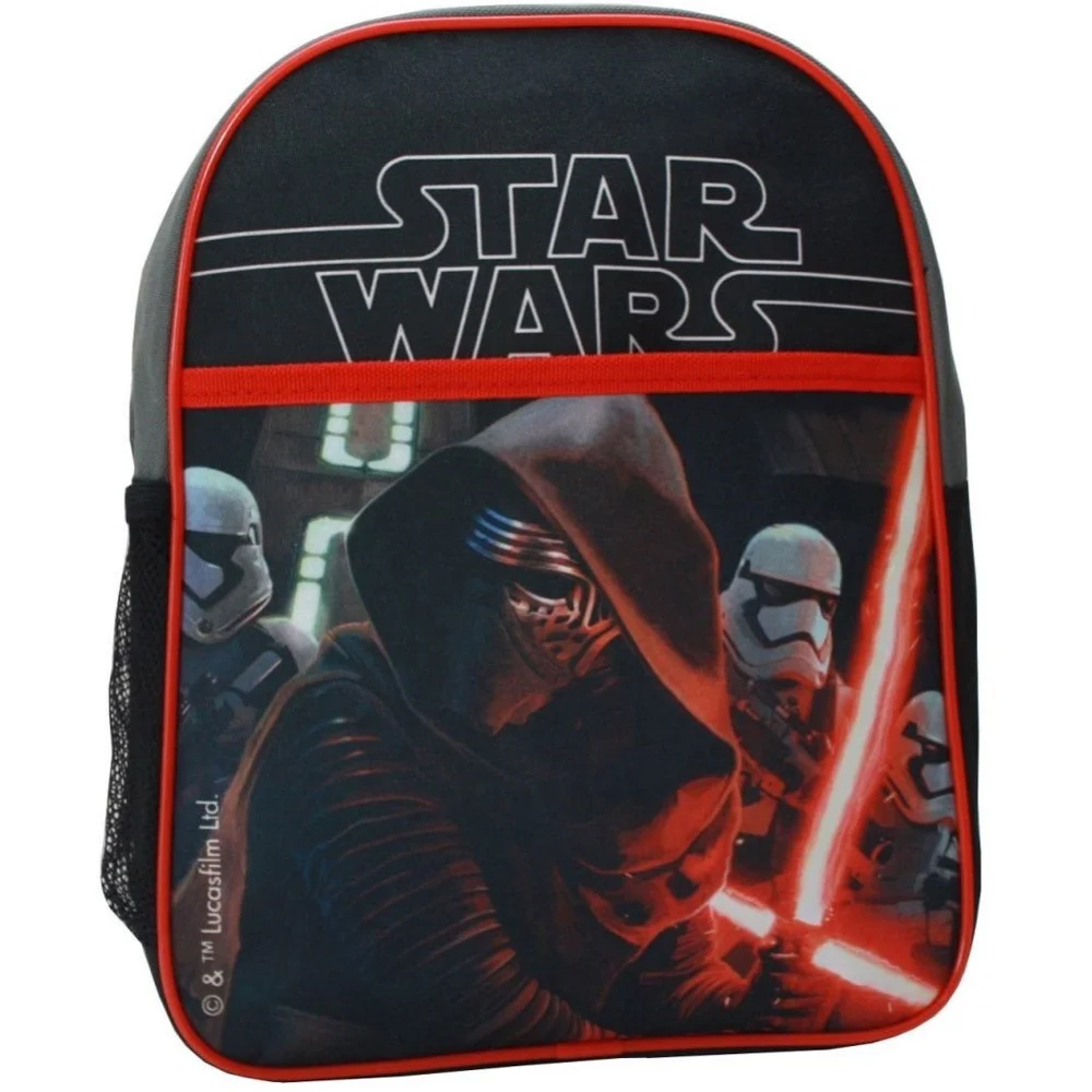 ZAINO STAR WARS GUERRE STELLARI NERO BAMBINI ASILO TEMPO LIBERO ELEMENTARI - TrAdE Shop Traesio