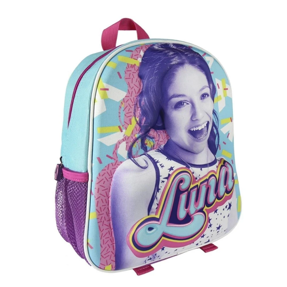 ZAINO ZAINETTO SOY LUNA CON RILIEVO 3D BAMBINE SCUOLA ASILO ELEMENTARI MATERNA - TrAdE Shop Traesio
