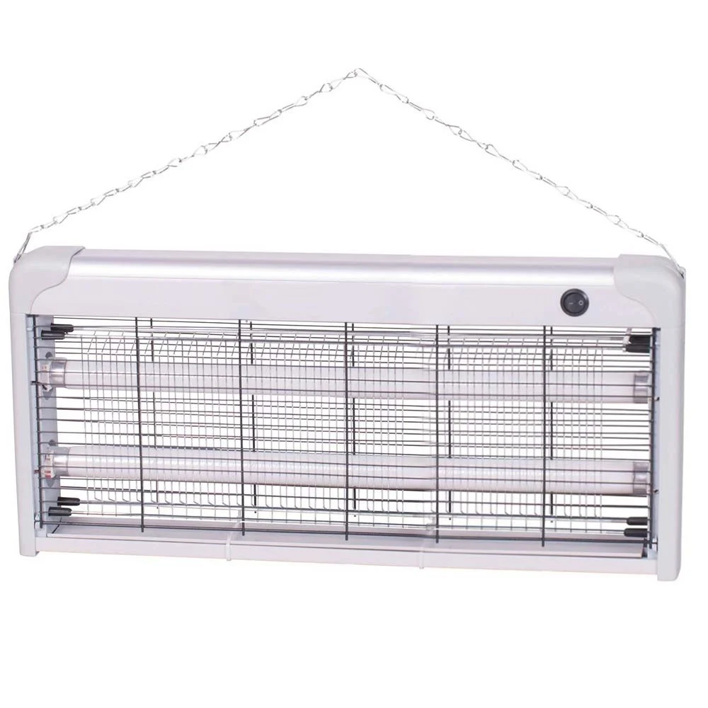 ZANZARIERA ELETTRICA SLIM ANTI ZANZARE MOSCHE 2 LAMPADE UV LED 30W 50 X 26 X 6CM - TrAdE Shop Traesio