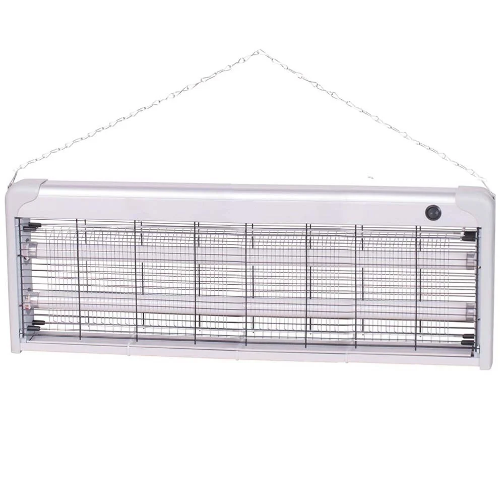 ZANZARIERA ELETTRICA SLIM ANTI ZANZARE MOSCHE 2 LAMPADE UV LED 40W 65 X 26 X 6CM - TrAdE Shop Traesio