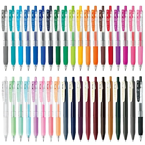 ZEBRA Gel Pen SARASA Clip 0.5mm Set 38 Colors JJ15-38C-AZ
