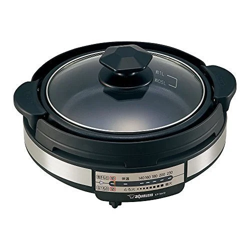 Zojirushi Electric Skillet & Hot Pot Light Black EP-SA10-BA 100V