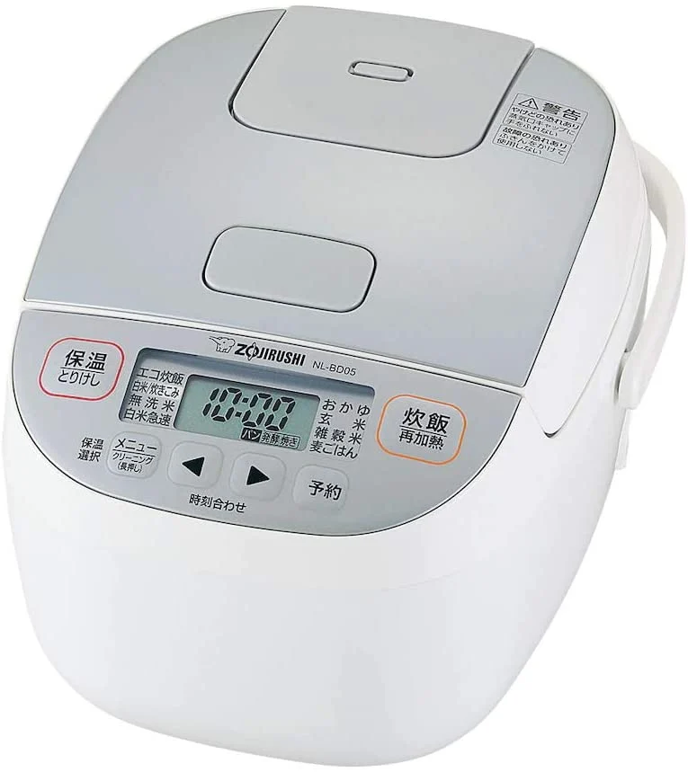 Zojirushi cuociriso microcomputer 3 tazze bianco NL-BD05-WA AC100V 495W 290W