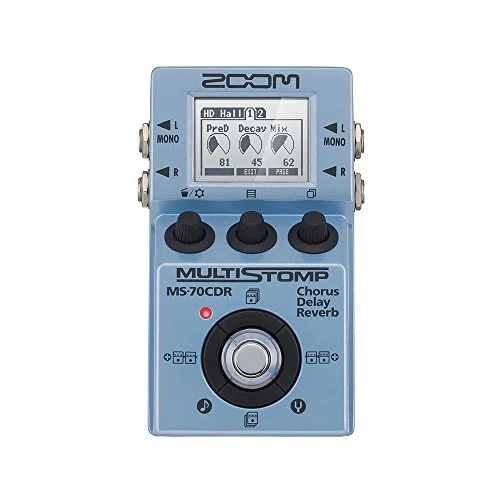 ZOOM MultiStomp Chorus Delay Reverb Pedal MS-70CDR