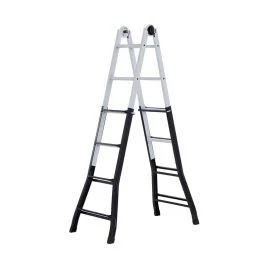 Gierre Scala telescopica acciaio 4+4 gr. peppina acal100 - Edilizia e falegnameria