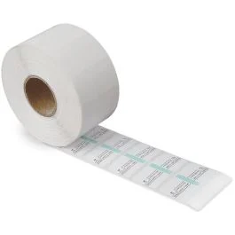 Rotolo di 500 etichette 26x16 mm, cambio di colore alla sterilizzazione, per etichettatrice - Tecno Gaz