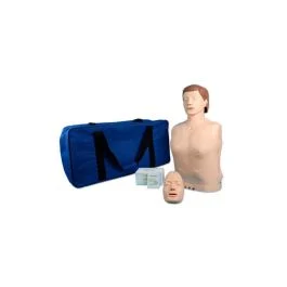 Manichino torso adulto per RCP con avviso del corretto posizionamento delle mani - Nahita Blue