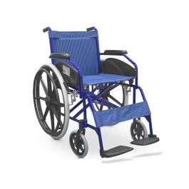 Sedia a rotelle pieghevole in alluminio, larghezza seduta 46 cm - Quirumed