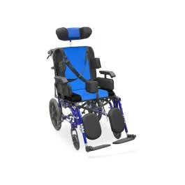 Sedia a rotelle neurologica estendibile, larghezza seduta 46 cm - Quirumed