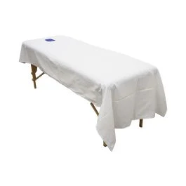 Lenzuolino in flanella con foro viso per lettini - Quirumed