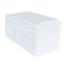 Tovaglioli asciugamani laminati tipo V a 2 strati scatola da 20 x 200 unità - Quirumed