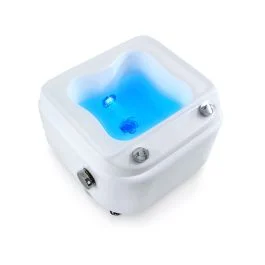 Vasca pedicure portatile con idromassaggio e cromoterapia - Quirumed