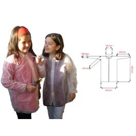 Camice monouso per bambini, in polipropilene TST, 50 pz. - Ibp Uniuso