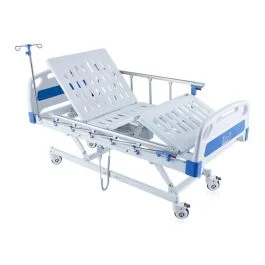 Letto ospedaliero elettrico a 3 funzioni e sponde - Quirumed