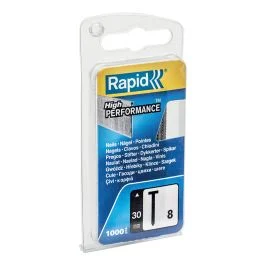 Rapid Chiodini n°8 in acciaio con taglio di precisione, punte da 30 mm, confezione 1000 pz - Utensileria e ferramenta