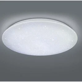 Trio lighting Plafoniera led integrato 80 watt modello nagano, lampada da soffitto con telecomando, Ø 80 cm - Illuminazione