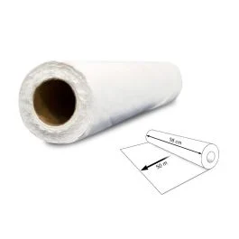 Rotolo di carta plastificata per lettini a 2 strati, scatola da 50 m da 8 unità - Quirumed