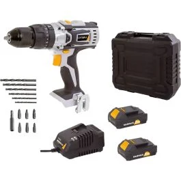 Batavia Trapano con Percussione 18V con 2 Batterie - Massima Potenza
