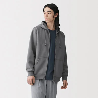 Felpa da uomo con cappuccio e zip