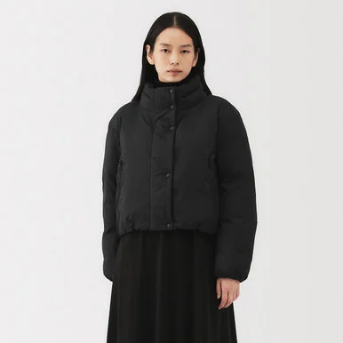 Piumino cropped da donna