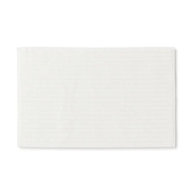 Tappetino da bagno in cotone e lino 45 x 70 cm - Casa