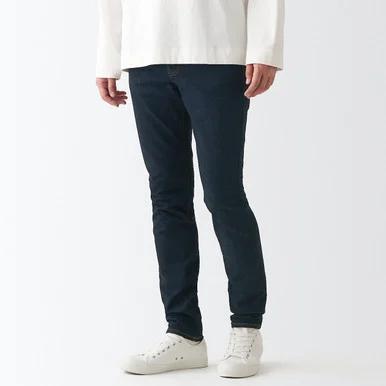 Jeans skinny in denim super elasticizzato Lunghezza gamba extra lunga 17024 - Uomo