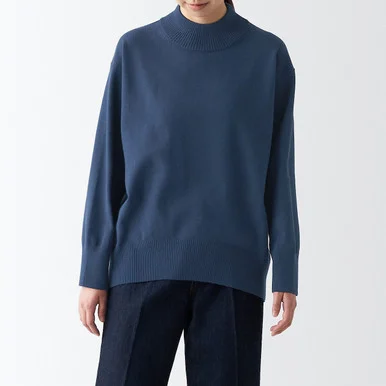 Milano Rib maglione a collo alto - Donna