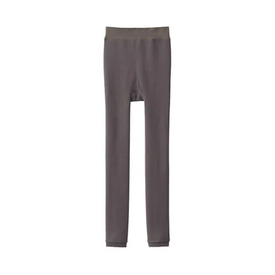 Leggings a lunghezza intera foderati in pile - Donna