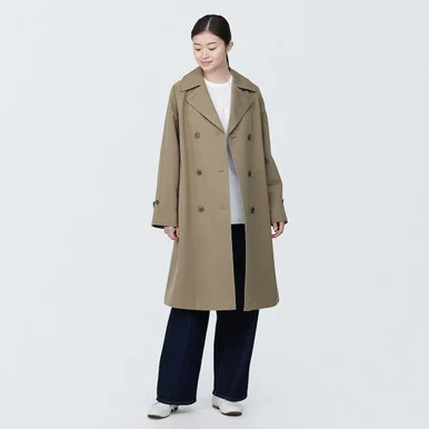 Trench idrorepellente da donna 18807
