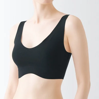 Reggiseno crop top imbottito senza cuciture completo - Donna