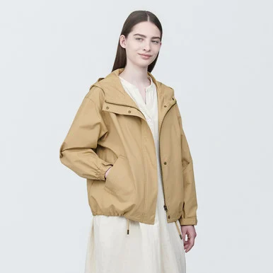 Giacca idrorepellente con cappuccio 24S - Donna