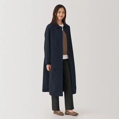 Cappotto da donna idrorepellente con collo alto