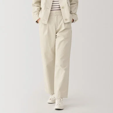 Pantaloni in velluto a coste da donna in misto kapok