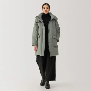 Cappotto in piuma d'oca idrorepellente da donna