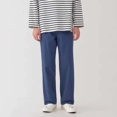 Pantaloni Utility da uomo a spina di pesce in misto kapok