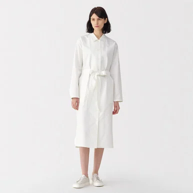 Abito camicia da donna in washi e twill