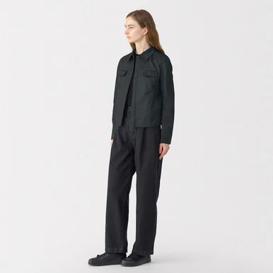 Giacca con zip in nylon da donna