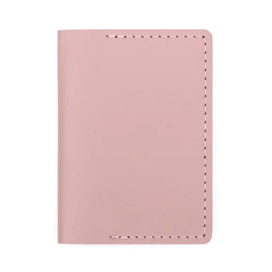 Portafoglio da viaggio in pelle riciclata - Rosa