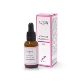 Siero all'acido ialuronico e vitamine per le cure giornaliere - Xelory