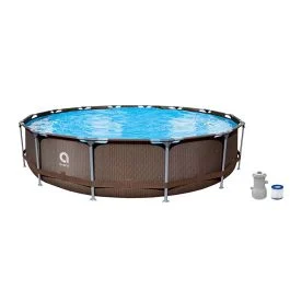 Avenli Piscina fuori terra tonda, Ø 427xh.84 cm con pompa filtro da 2006 lt/h - Giardino e terrazzo