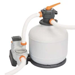 Bestway Pompa di filtraggio a sabbia per piscina fuori terra, fino a 11.355 lt/h - Giardino e terrazzo