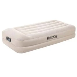 Gardenia Materasso singolo gonfiabile airbed tritech 191x97x42 cm, beige - Giardino e terrazzo