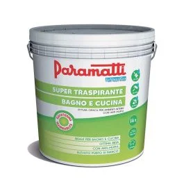 Paramatti Idropittura bagno e cucina antimuffa, lt 14 - Vernici