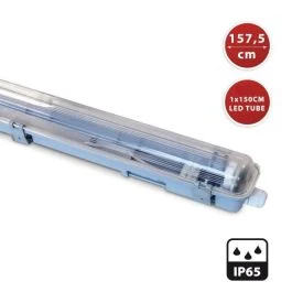 Velamp Plafoniera stagna per tubi led 1x58w (tubo non fornito) 150cm ip65 - Illuminazione