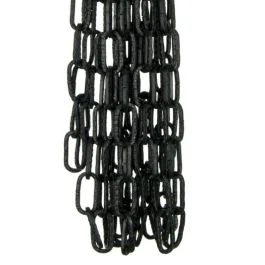 Masidef Catena decorativa pretagliata Ø 2 mm. in acciaio nero martellato 2,5 mt - Utensileria e ferramenta