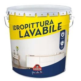 Boero fai da te Idropittura lavabile 14 lt, pronta all'uso, finitura extra opaca, ideale per tutti gli ambienti, resa 11 mq/lt - Vernici