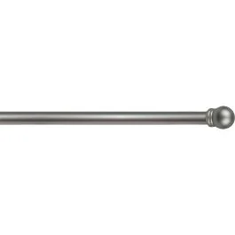 Errebi Kit bastone per tenda in ferro con supporti, d.17/20, estensibile da 160 a 300 cm, nichel - Utensileria e ferramenta