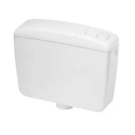 Idrostile Cassetta wc lambada 2, a zaino, 2 pulsanti, 6/9 lt, bianca, ultra-piatta