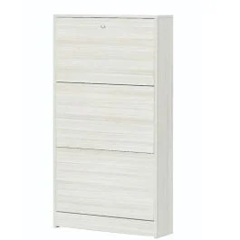Sarmog Scarpiera eucalipto 3 ribalte con schienale 114x62x18 cm - Utensileria e ferramenta